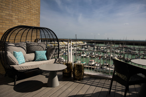Signature Suite at Malmaison Brighton overlooking the Marine